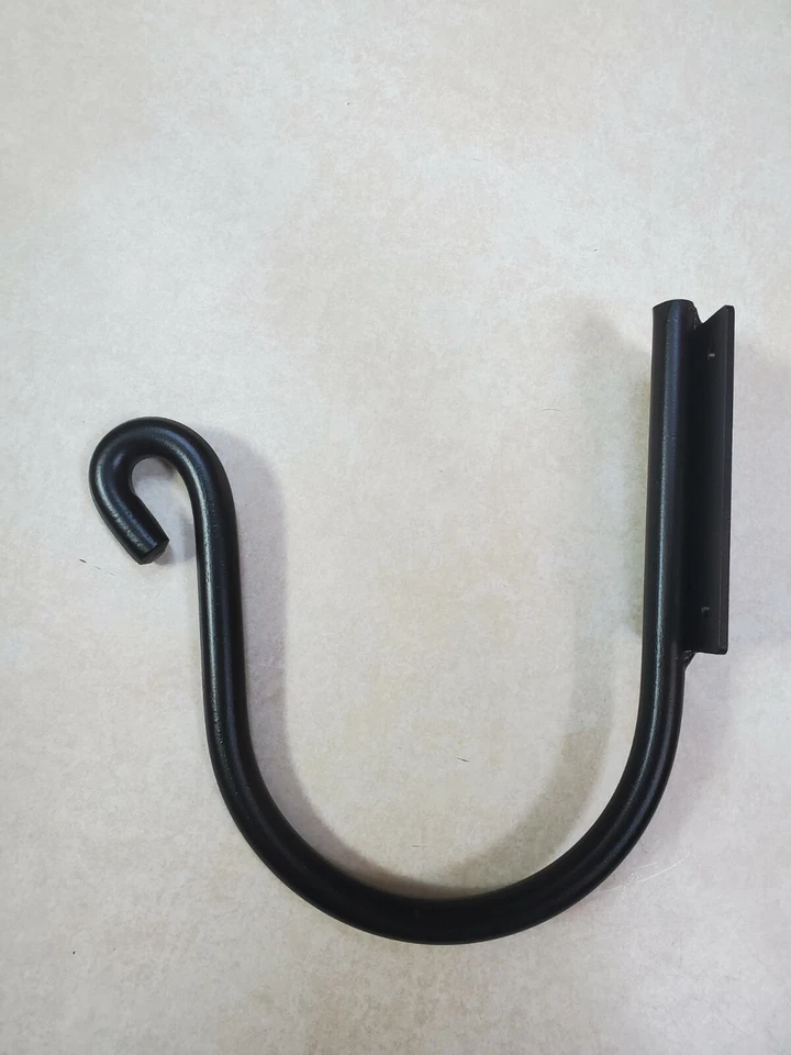 Soporte de manguera de jardín de hierro forjado soporte de pared sostiene manguera de 100' 1/2" Foto 4 de 4