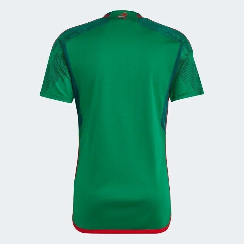 adidas Men's Mexico 22/23 Home Authentic Soccer Jersey Small