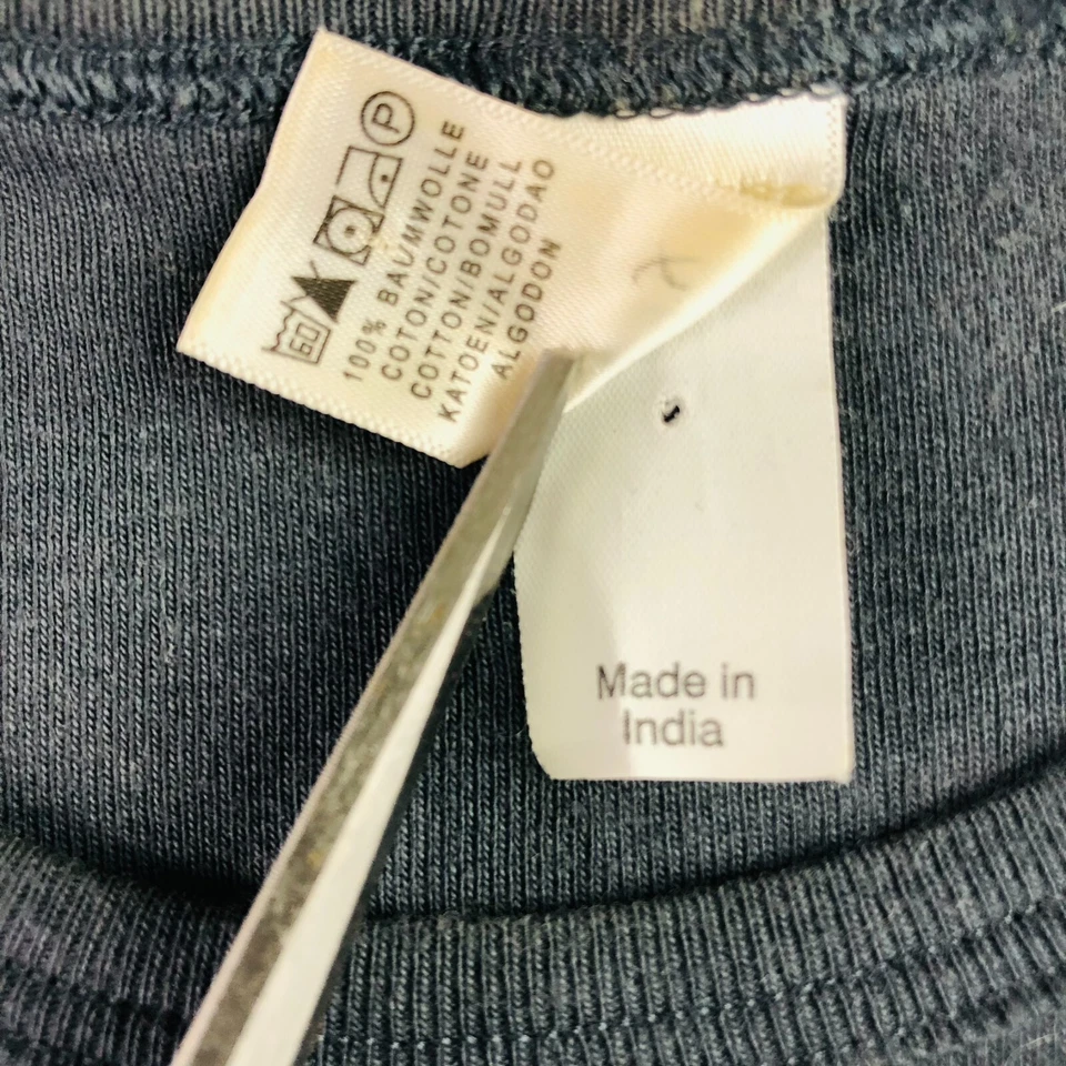 Camiseta para hombre Calida 100 % algodón cuello redondo L/S gris oscuro • pequeña Foto 4 de 4