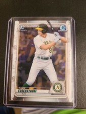 2020 Bowman Chrome Draft Tyler Soderstrom 1st Prospect #BD-119 Athletics