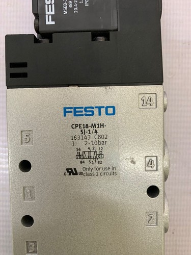 FESTO / Magnetventil Solenoid Valve / CPE18-M1H-5J-1/4 / C802 - Picture 6 of 8