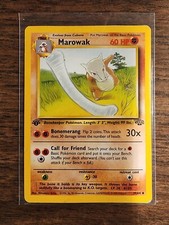 1999 Pokemon Jungle - Marowak - 1st Edition - #39