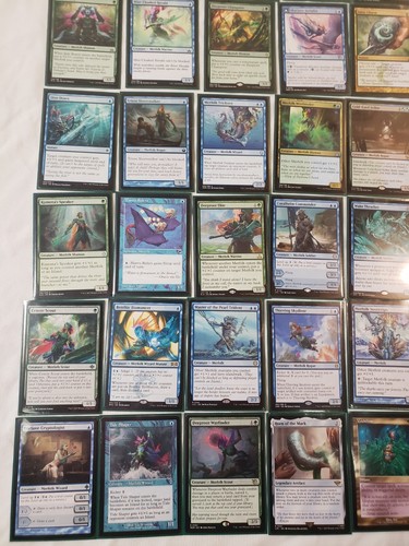 Custom Commander deck Blue/Green MERFOLK Zegana, Tishana, Kumena MtG 100 FISH - Picture 8 of 24