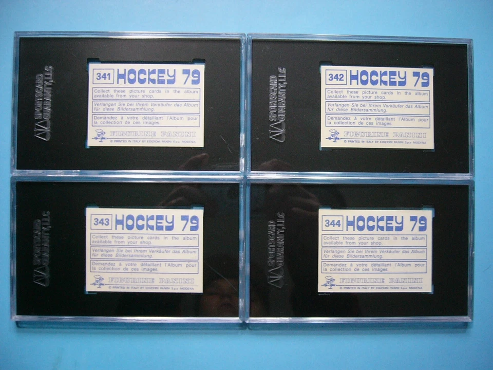 LOTE SET 9 1979 1979/80 PANINI HOCKEY PEGATINAS EQUIPO BELGIUM BELGIE SGC 7 7.5 9 10 Foto 4 de 4