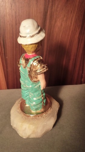 ADORABLE DE COLECCIÓN 1999 RON LEE - PEQUEÑO NIÑO PELIRROJO VESTIDO COMO ESCULTURA DE PAYASO - Imagen 2 de 10