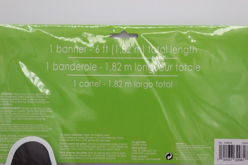LIGHT UP GAME CONTROLLERS BANNER FOR PARTIES AMSCAN 6 FOOT C2221 - Picture 6 of 7