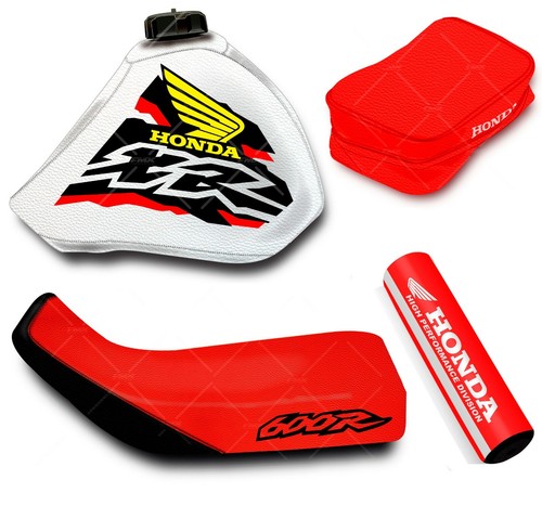 Set Full Seat Cover XR 600 + Fuel Tank Protector + Tool Bag + Hadlebar Pad Cross - Picture 20 of 22