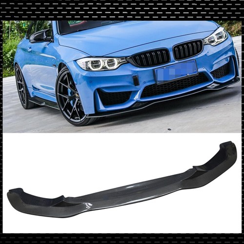 For 2015-2018 BMW F80 F82 F83 Carbon Fiber PSM Style Front Bumper Lip Spoiler - Picture 1 of 14