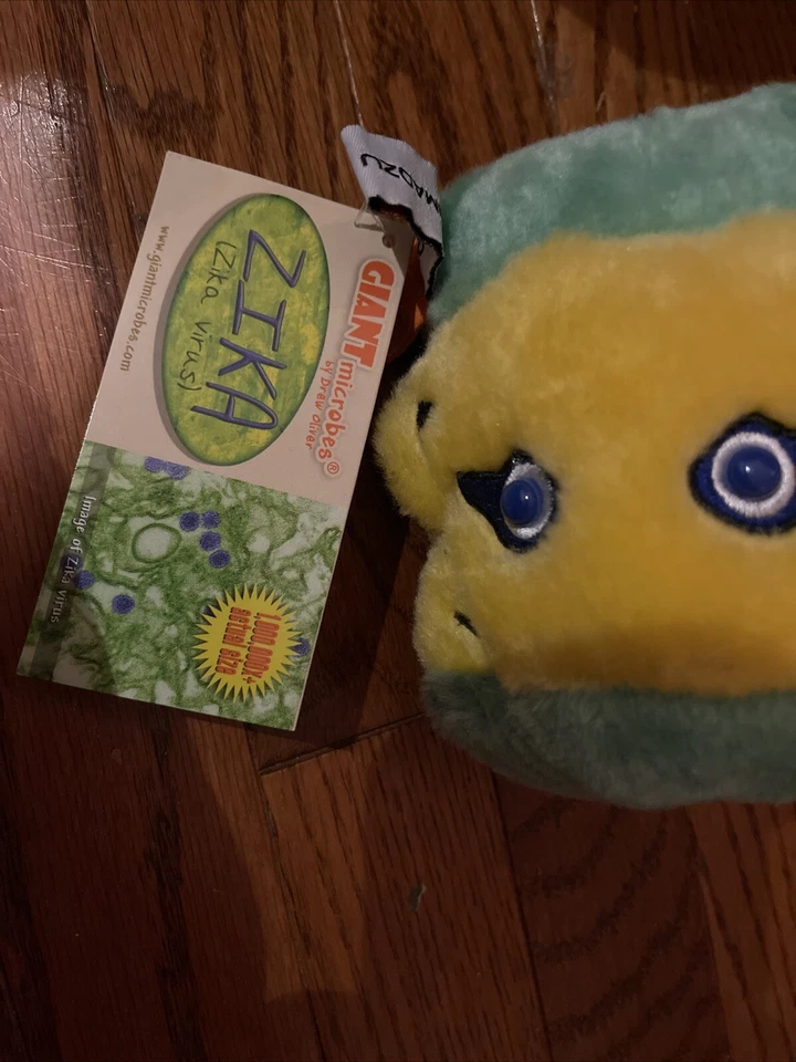 ZIKA VIRUS GIANT microbes Plush Toy Science Educational Soft Stuffed Toy New - Image 3 of 4