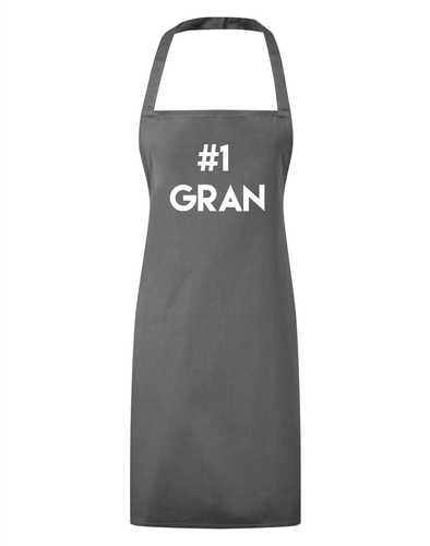 Number 1 Gran #1 Grandmother Printed Apron Baking Cooking Gift - Imagen 3 de 20