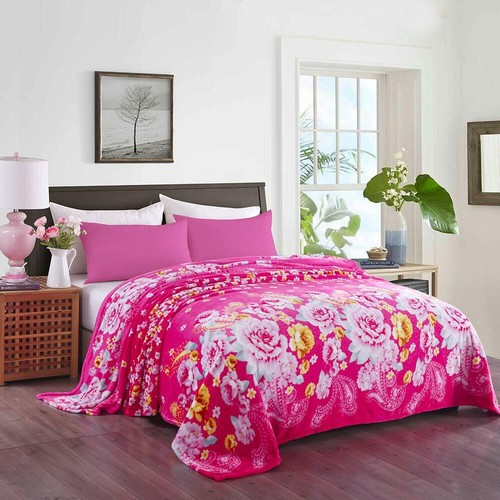Soft Warm Micro Plush Flannel Blanket Fleece Throw Rug Sofa Couch Cover Bedding - Picture 2 of 52