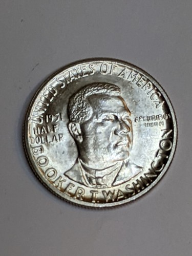 1951  Booker T Washington Silver Half Dollar AU-BU #JY5 - Picture 5 of 13