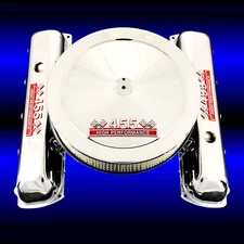 Chrome Valve Covers and Air Cleaner Combo Fits Olds 455 Engines Oldsmobile