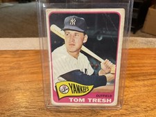 1965 TOPPS TOM TRESH, #440 Corner Wear VG
