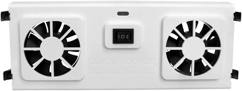 Ventilador de refrigerador con clip para RV Foto 2 de 4