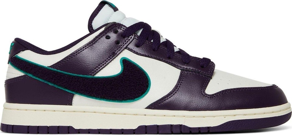 Nike Dunk Low Chenille Swoosh - Grand Purple - 1 of 1