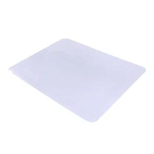 Rectangular 90x120x0.15cm PVC Dull Polish Chairmat Protection Floor Mat 
