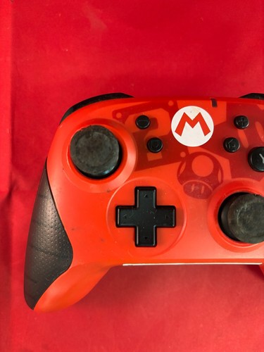 Hori Pad Nintendo Switch License Product Wireless Super Mario Red/Black NSW-104 - Picture 2 of 7