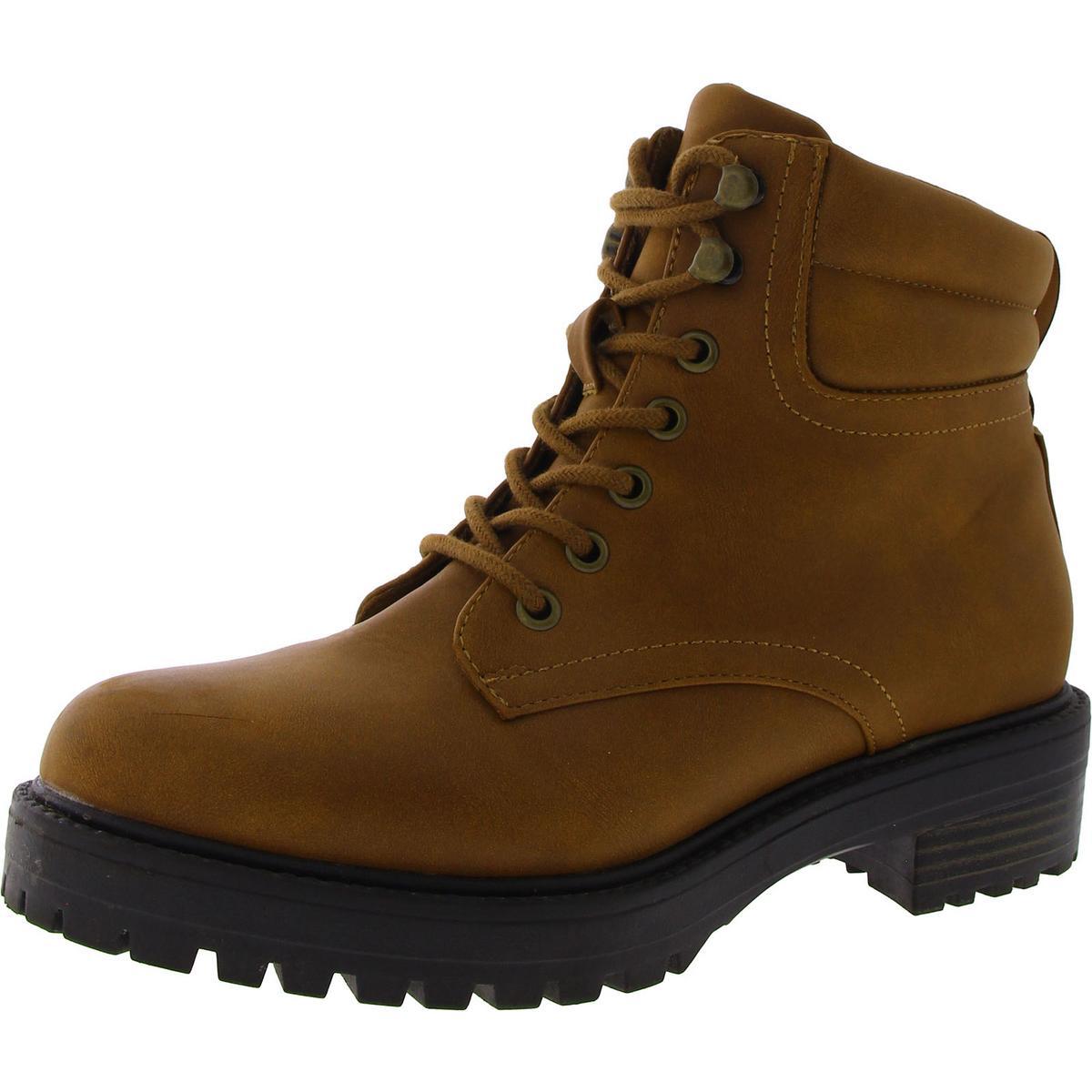 Женские ботильоны Target Tan с универсальной резьбой Shoes 7.5 Medium (B,M) BHFO 0394