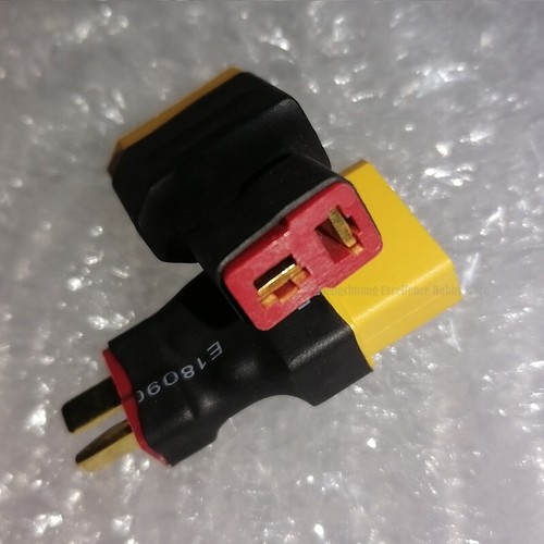 2Pcs Amass XT90 Female Male to Dean T Connector Plug Adapter for Drone Battery - Imagen 3 de 8