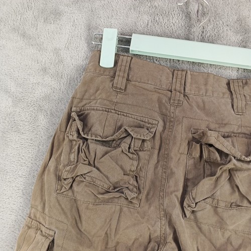 ARIZONA JEANS Boy Pants Size 8 W24 L21 Straight Leg Solid Green Woven - Picture 12 of 14