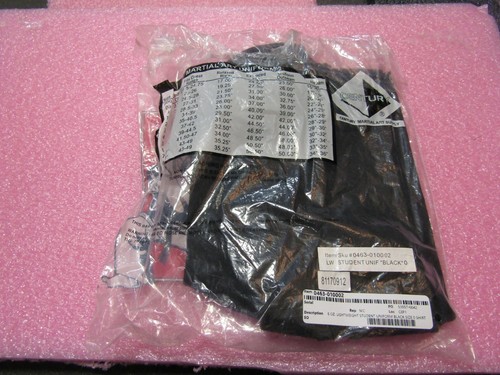 0463-010002 6 OZ. LIGHTWEIGHT STUDENT UNIFORM BLACK SIZE 0 SHIRT - Bild 3 von 4