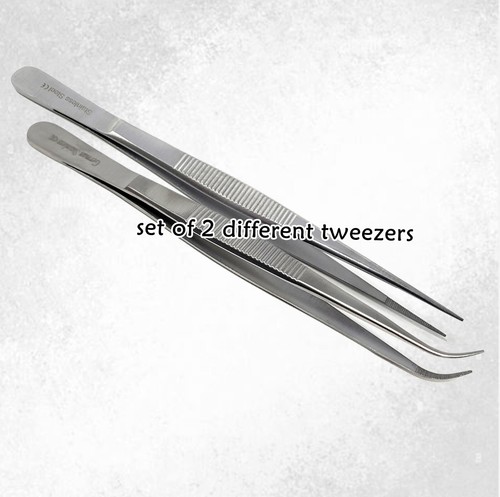 2 pinzas para desmalezar artísticas y artesanales detalladas que funcionan rectas + curvas 6" - Imagen 2 de 3