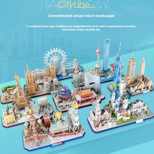 CubicFun London City Skyline Building 3D Puzzle Construction Bricks Set Boy Joys - Picture 3 of 3