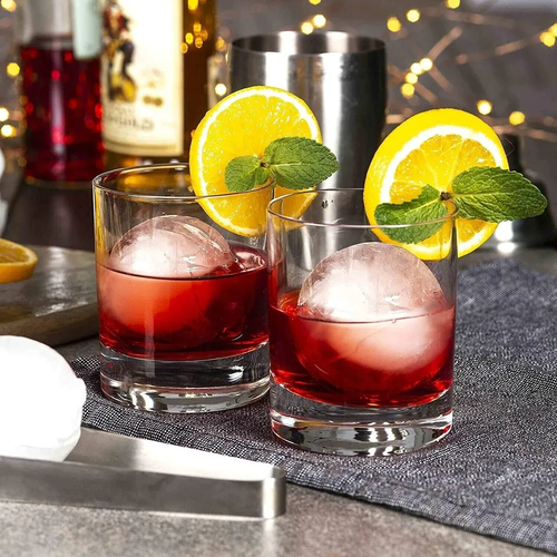 4x Large Ice Ball Cube Reusable Sphere Shaped Ice Ball Maker Whiskey Moulds - Picture 7 of 8