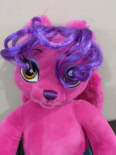 Build A Bear Honey Girl HG Risa Pink Rock Star Bunny Rabbit 20" Plush - Picture 2 of 9