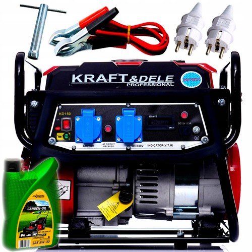 Groupe électrogène essence portable monophasé Kraft&Dele 1500W - Foto 1 di 9