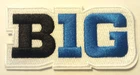 Big 10 Ten Conference~Embroidered PATCH~3 1/2" x 1 5/8"~Iron or Sew On~NCAA