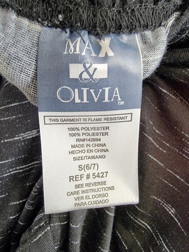 Max & Olivia Pajama Shorts Little Boys' S (6-7) Black Space Dye Elastic Waist - Picture 10 of 16