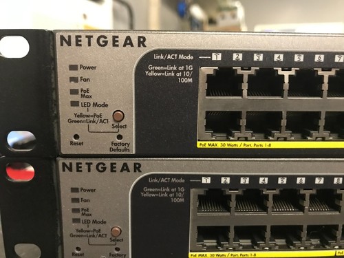 NETGEAR ProSAFE GS752TP-100NAS 48 Port PoE+ Gigabit Switch + 4 SFP L2/L3 Managed - Picture 2 of 9