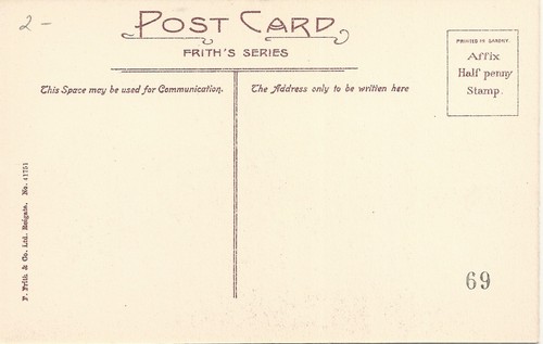 Postal vintage de Hereford High Town ENVÍO GRATUITO - Imagen 2 de 2