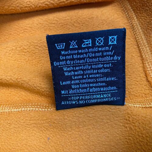 KJUS Golf Fleece Men’s Half Zip Midlayer Jacket Orange Large - Picture 14 of 14