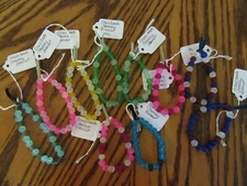 Handmade by Chynnabell Stretchy Glass Beaded Bracelets sizes vary U Choose