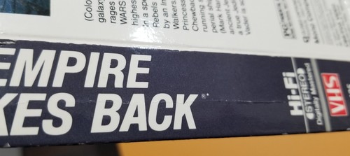 VTG ORIGINAL STAR WARS , EMPIRE STRIKES BACK CBS FOX VHS BOXES / CARTONS +OLD AD - Picture 12 of 17