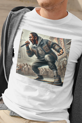 Kendrick Lamar T-Shirt Streetwear Not Like Us - Unisex Sizing in Black or White - Picture 10 of 22