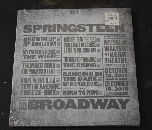 Bruce Springsteen - on Broadway - 2019 4 LP - Sealed - Picture 2 of 2