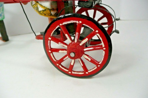 Rickshaw PoussePousse (Push-Push) Madagascar Madera Metal Recuerdo ¡Hecho a Mano!¡! - Imagen 7 de 12