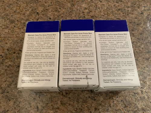 3 gel acne Wilma Schumann blemarex 1 oz scatola graffiata - Foto 3 di 3