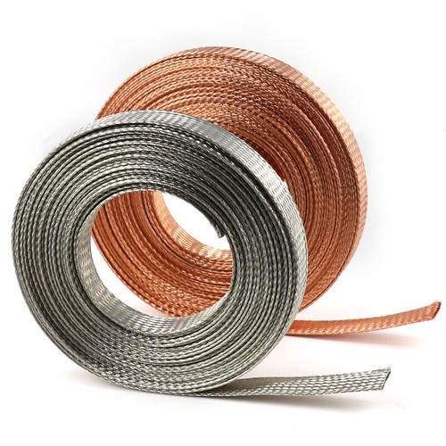 Tubo trenzado de cobre puro/cobre estañado cable de protección de metal funda de cable de audio - Imagen 11 de 14