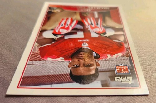 2009 Topps Michael Crabtree #420 NM Rookie Card RC SP Variation No Helmet 09 - Picture 3 of 7