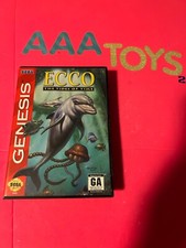 SEGA Genesis Ecco Complete Excellent Condition Money back guarantee tested