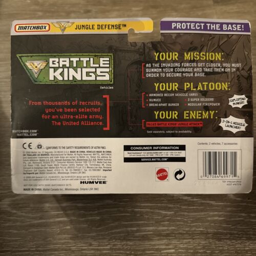 2008 Matchbox Battle Kings Jungle Defense: Protect The Base New - Picture 2 of 2