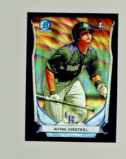 2014 Bowman Chrome 1st Ryan Casteel black Wave refractor #bcp5 rookie Rockies
