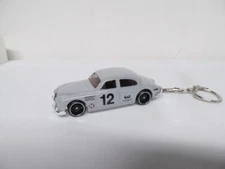 Hot Wheels New - Gray JAGUAR MK1  Custom KEY CHAIN