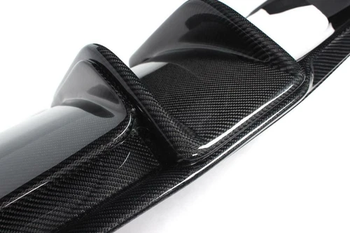 Fibra de carbono para Mercedes Benz Clase CLS W218 CLS63 parachoques trasero difusor labio - Imagen 9 de 11