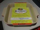 Solid Red Le Creuset 9 1/4" Square Baking Dish Freezer to Oven